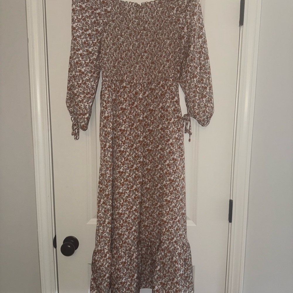 Pinkblush Floral Long Sleeve Dress